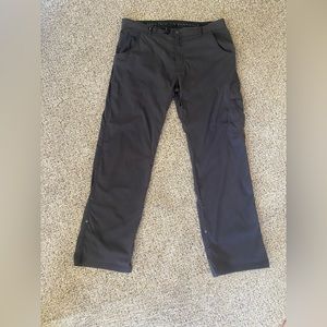 Prana Zion Stretch Pants - 36WX32L - Gray